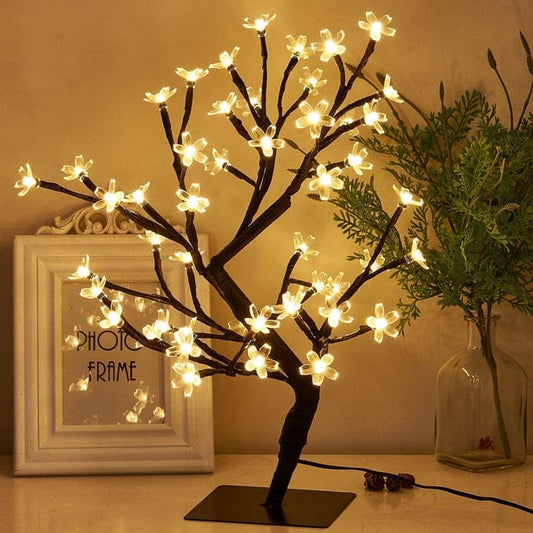 Electric Operated LED Cherry Blossom Tree Lamp With 48 LED lights