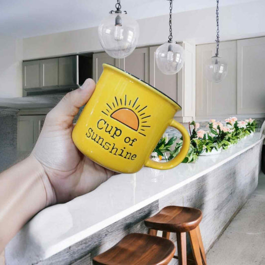 Cup Of Sunshine - Yellow Ceramic Coffee Mug