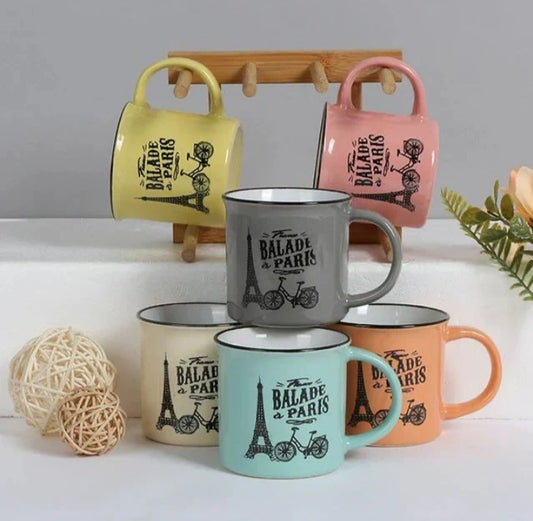 Paris Design Ceramic Coffee Mug