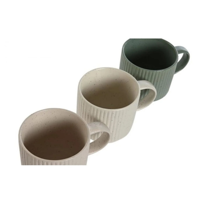 Modern Ceramic Striped Coffee Mug