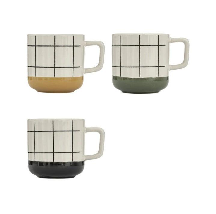 Lines Pattern Ceramic Coffee Mug