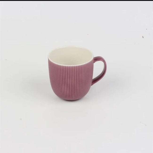 Smokey Cocktail Striped Ceramic Coffee Mugs