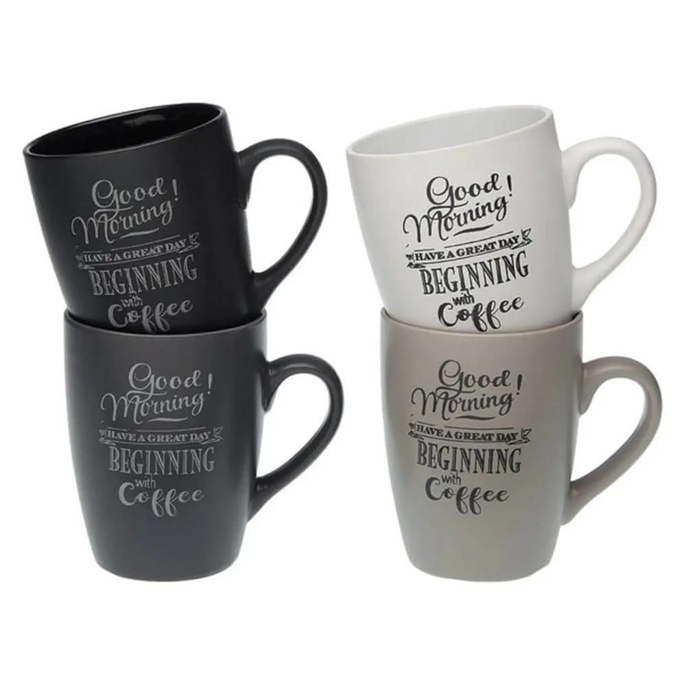 Good Morning Ceramic Coffee or Tea Mugs