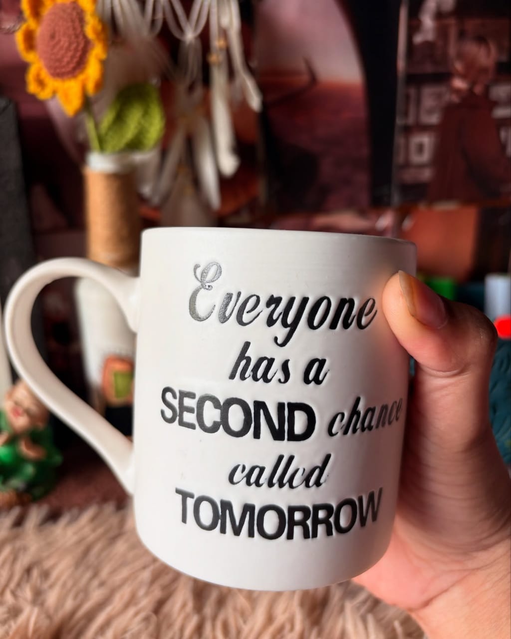 Goodhomes Porcelain Tea/Coffee Mugs with Quotes