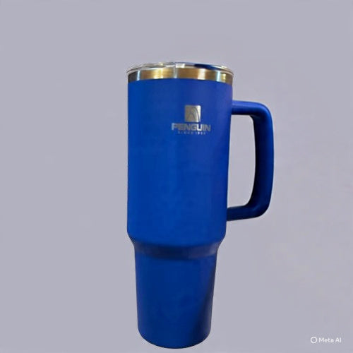 Penguin Insulated Stainless Steel Tumbler with Straw