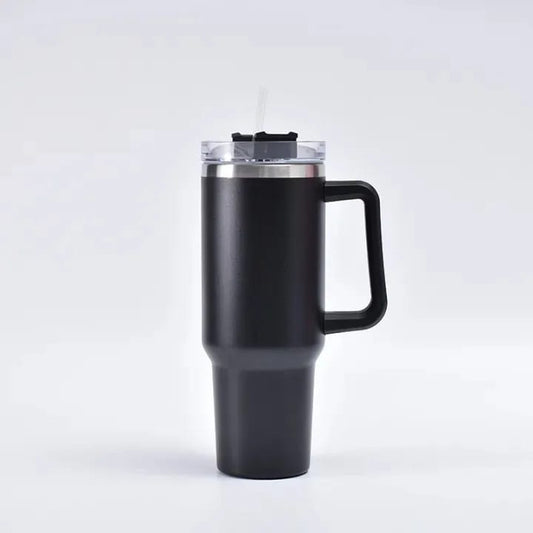 Double Wall Stainless Steel Insulated Tumbler - Black