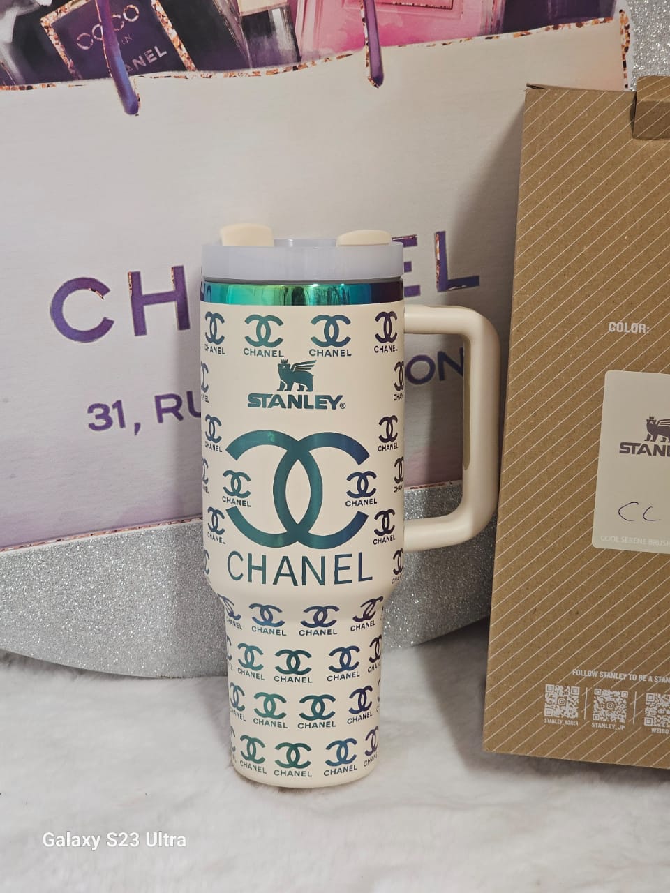 Custom Chanel Engraved Stanley Tumbler