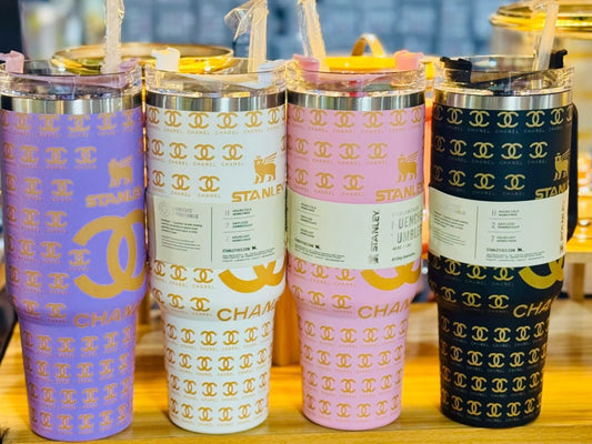 Custom Chanel Engraved Stanley Tumbler