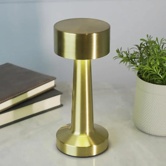 Modern minimalist rechargeable desk touch lamp with three shades