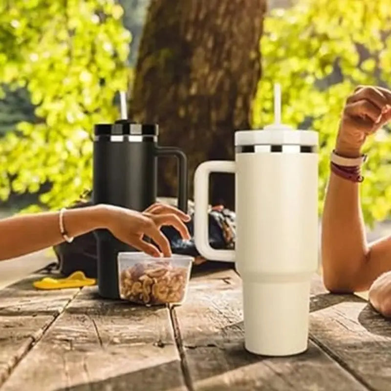 Premium High Quality Stainless Steel Insulated Tumbler - Cream