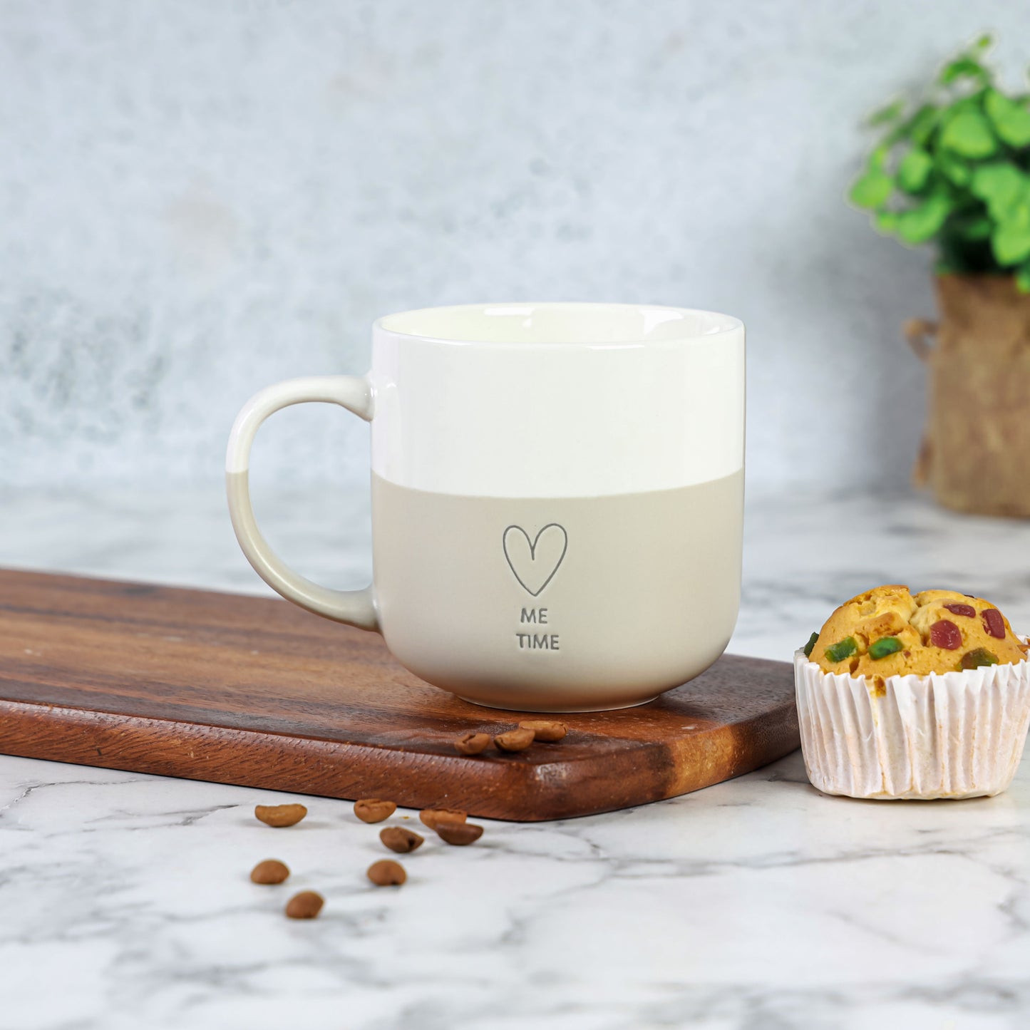 Personalized ceramic mug with Heart Shape Emoji